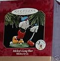 1997 Mickey's Long Shot golf Hallmark Keepsake Ornament