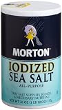 Morton Iodize All Purpose Sea Salt, 26-Ounce (Pack of 12)