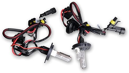 OMGCAR 2 PCS High Quality 9007-2 6000K 55W HID Xenon Replacement Light Bulbs