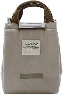 Durable Cavans Lunch Bag Tote Insulated Cooler Travel Box,Gray