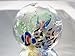 Murano Design Mouth Blown Glass Art Fish Family in Crystal Handmade Art Glass Paperweight Pw-211