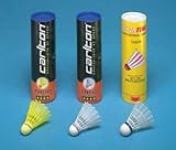 Set of 24 - Badminton Shuttlecocks - Carlton Optic-Yellow