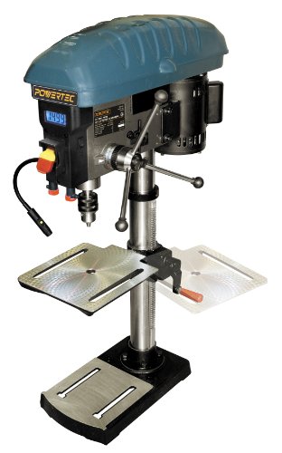 POWERTEC 12  Variable Speed Drill Press w/ Digital Readout and Laser, @ SHIPPING $5.30