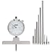 Fowler 52-125-006-1 Steel X-Series Depth Gage with Satin Chrome Finish, 0-22" Measuring Range, 0.001" Graduations
