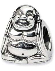 Reflections(tm) Sterling Silver Buddha Bead / Charm