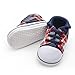Voberry® Prewalker Infant Sweet Canvas Sneaker Anti-skid Soft Shoes Trainer (12~18 Month, Blue)