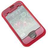 iPhone Hot Pink Crystal Case - Includes TWO Bonus Personal Charm Straps!