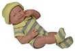 Berenguer - B�b� fille habill�e 'newborn' - 18531