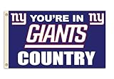 NFL New York Giants 3-by-5 Foot "In Country" Flag