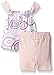 Burt's Bees Baby Girls' Organic Spiral Bee Sleeveless Dress and Bike Short