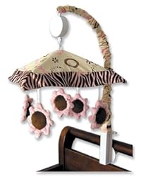 SWEET SAFARI PINK MOBILE - CRIB MOBILES