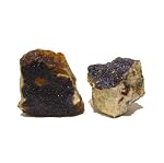 Azurite Mineral 02 Set of 2 Blue Rough Cluster Malachite Galena Crystal