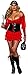 Women's Pirate Costume Red/Black, Large