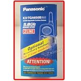 **BRAND NEW** Panasonic KX-TGA650B 5.8GHz FHSS GigaRange Expandable Digital Cordless Handset - Black