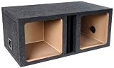 Brand New Atrend E12dvk Dual Divided 12 Vented/ported Square Solo Baric L7 or L5 Car Subwoofer Enclosure with Heavy Duty 3/4 High Density Mdf and Brand New Atrend E12dvk Dual Divided 12 Vented/ported Square Solo Baric L7 or L5 Car Subwoofer Enclosure with Heavy Duty 3/4 High Density Mdf and