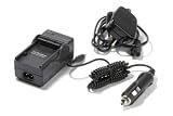 Microvillage Battery Travel Charger for Sony NP-FH50, NP-FH70, NP-FH100