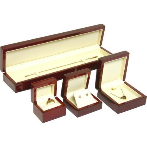 Rosewood Pendant Ring Earring & Bracelet Gift Boxes