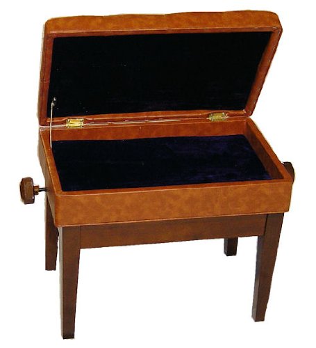 Cameron & Sons CS-12 WAHP Deluxe Adjustable Piano Bench (Polished Walnut) Cameron & Sons CS-12 WAHP Deluxe Adjustable Piano Bench (Polished Walnut)