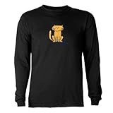 Brown Kitty Cat Funny Long Sleeve Dark T-Shirt by CafePress