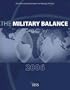 The Military Balance 2006 (Military Balance)