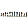 Civil War Chess Set - Pieces - King 3.25 inches tall - Hand Painted