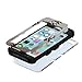 APPLE IPHONE 5C WHITE BLACK BASEBALL SPORT HYBRID RIB CAGE COVER HARD GEL CASE + FREE SCREEN PROTECTOR from [ACCESSORY ARENA]