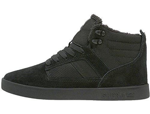 Supra Bandit Black Mens Suede Skate Trainers Shoes Boots-12