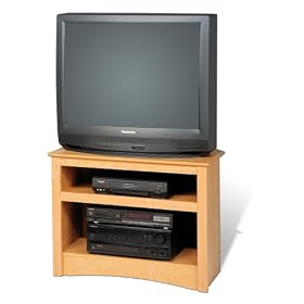 Prepac Sonoma Maple Corner TV Stand by Prepac Furniture