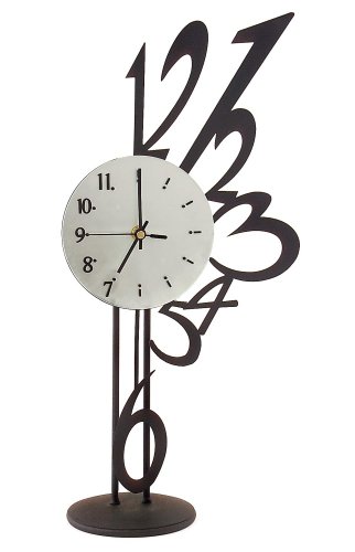 Funky Numbers Table Clock - IMAX - 2516