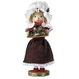 Kurt Adler Steinbach 16-Inch German Nutcracker Christmas Carol Series, Mrs. Cratchit
