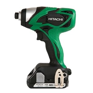 Hitachi WH18DSAL 18V 1.5Ah Lithium Ion Compact Pro Impact Driver by Hitachi
