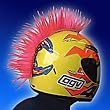 Pink Color Motorcycle Dirtbike ATV Snowmobile Helmet Mohawks Mohawk