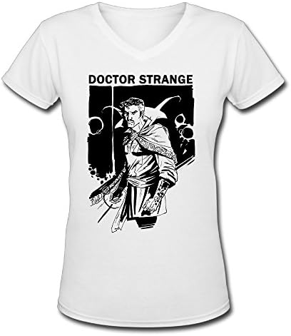 Doctor Strange Store113 Short Sleeve Doctor Strange Women's V-Neck T Shirts Cheap Normal Fit