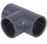 Produkt-Bild: PVC Fiting T-St&uuml;ck 50mm 16 bar 3x Klebemuffe Modell ELECSA 0140