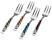 Wild Eye Designs Mini Forks, Set of 4, Gift Boxed, Assorted Colors