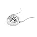 Cytprimedesign® Swarovski Elements Crystal Diamond Accent Heart Shape Round Circle Pendant Necklace With A Gift Box
