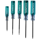 Pratt-Read 82030B Precision Torx Screwdriver Set, 5-Piece