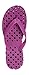 Chazzi Womens Cheese Style Thong Beach Sandal Flipflops in 4 Neon Bright Colors Purple 7