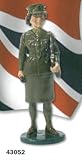 William Britain HM Queen Elizabeth 54mm Figures HRH Princess Elizabeth WWII ATS Uniform