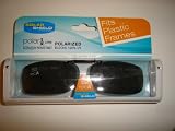 Solar Shield Polarized Gray Lens Clip On Sunglasses 52 Rec A