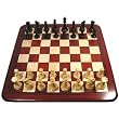Staunton Chess Set with Redwood Board & Hand Carved, Hand Polished Ebony & Box Wood Chess Pieces