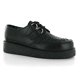 Search : Underground Creepers Wulfrun Black Leather Womens Shoes