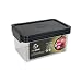 Click Clack Kitchen Essentials 1 Quart Airtight Container, Charcoal Lid