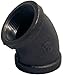 B & K/Mueller Inds(Import) 520-202HN 3/8 BLK 45 DEG Elbow - Quantity 25