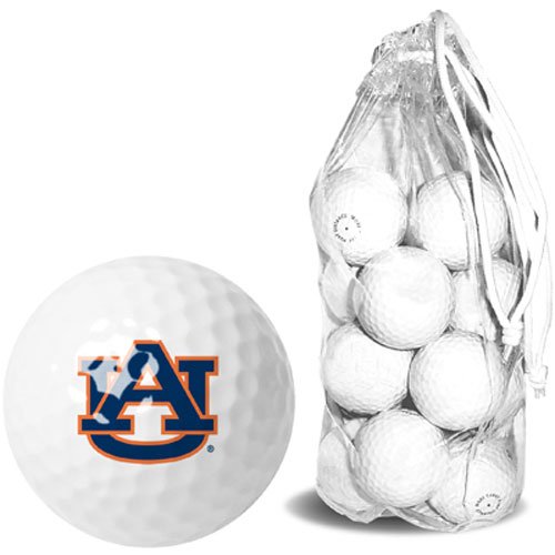 Auburn Tigers Ncaa 15 Golf Ball Clear Pack