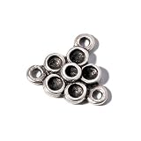 Eigenschaften KnorrPrandell / Gütermann / KnorrPrandell 2365862 - Blümchen mit 3 Ösen 14x16mm, 3 Stück/Dose