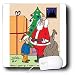 Rich Diesslins Cartoon Days of Christmas TCDC - Dale Hunt about Santas as Kids Idol at Christmas - Mouse Pads