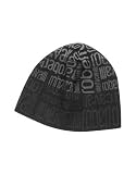 Roberto Cavalli - Roberto Cavalli All Over Signature Knit Skull Cap Black
