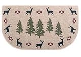 IMAGE OF Hearth Rug - Deer with Trees