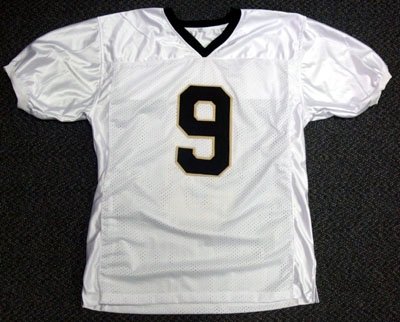 Drew Brees Autographed/Hand Signed New Orleans Saints White Jersey SB XLIV MVP PSA/DNA